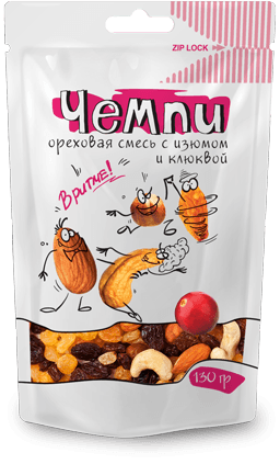 Смесь с изюмом и клюквой