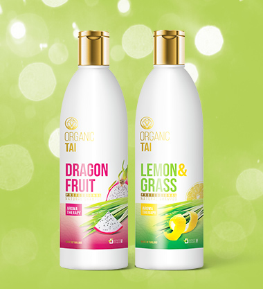 Этикетка на шампунь Organic Tai        