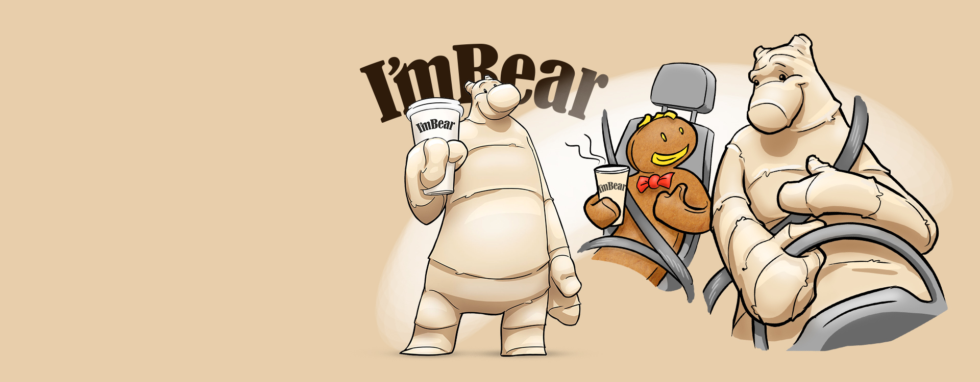 Брендинг имбирных продуктов I’mBear        